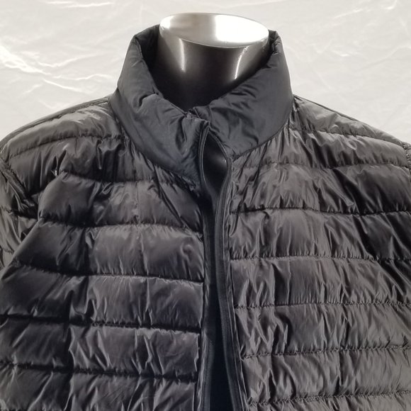 Saddlebred Down Puffer Jacket Mens Lightweight Black Packable Hiking sz XXL - Picture 12 of 12